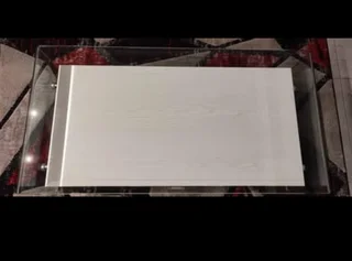 Elegant glass coffee table