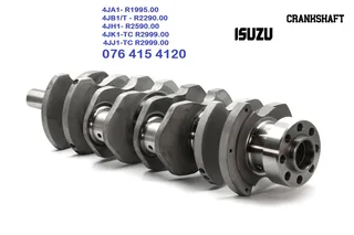 Isuzu Crankshaft From R1995.00