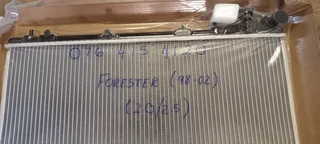 SUBARU FORESTER 98-02 RADIATOR ((NEW)) R2450.00