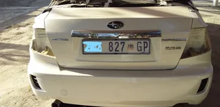 IMPREZA &#34;BARE SHELL&#34; WITH PAPERS R4500.00