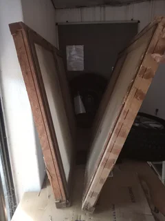 Wooden window with glass R250.00 Each