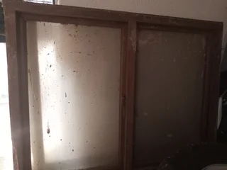 Wooden window with glass R250.00 Each