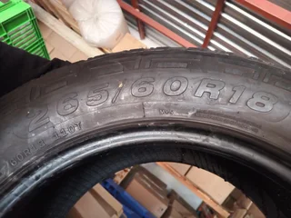 TYRES 265/60R18 R450.00 Each