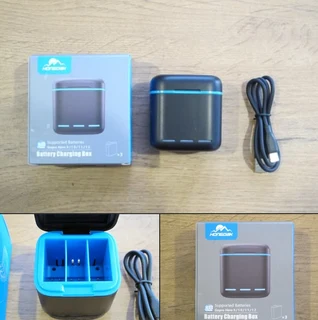 Hongdak Battery Fast Charger Kit For Hero 9/10/11/12