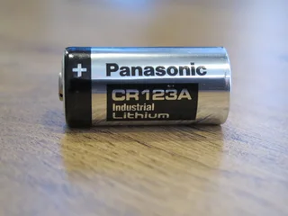 R80.00 - CR123A Panasonic 3v Lithium - NEW