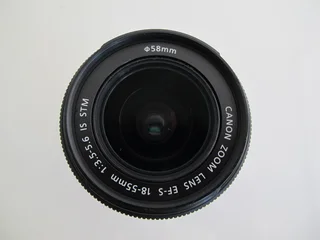 Canon EF-S 18-55 mm f 4 -5.6 IS STM Lens Like New