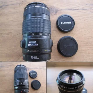 Canon 70-300mm 1:4-5.6 IS image Stabiliser USM – like new