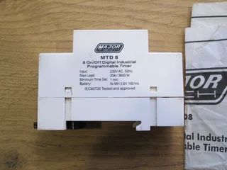 Major Tech MTD 8 Digital Programmable  DB  Timer