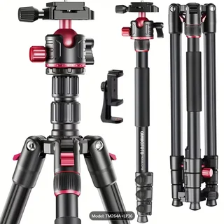 Cambofoto Professional Aluminum Alloy Tripod And Monopod Set – New With Bag