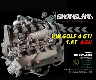 Golf / Jetta 20v 110kw 1.8t engine - AGU