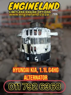 Kia Picanto 1.1L G4HG secondhand alternator available