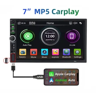 7 Inch Universal Media Player With Carplay/ Bluetooth