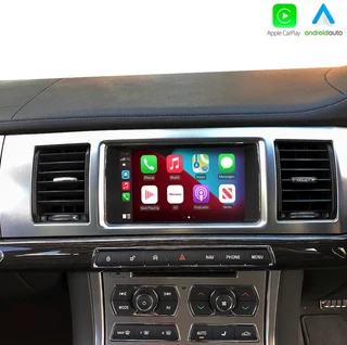 Jaguar Apple Carplay / Android Auto With Camera Integration Onto Factory Screen