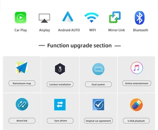 JAGUAR APPLE CARPLAY / ANDROID AUTO WITH CAMERA INTEGRATION ONTO FACTORY SCREEN