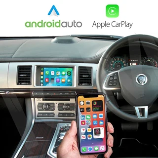 JAGUAR APPLE CARPLAY / ANDROID AUTO WITH CAMERA INTEGRATION ONTO FACTORY SCREEN