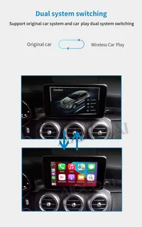 MERCEDES BENZ APPLE CARPLAY / ANDROID AUTO WITH CAMERA INTEGRATION ONTO FACTORY SCREEN