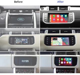 RANGE ROVER APPLE CARPLAY / ANDROID AUTO WITH CAMERA INTEGRATION ONTO FACTORY SCREEN