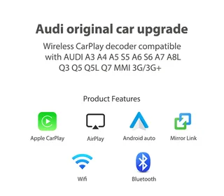 AUDI Q3 SMART MODULE - WIRELESS CARPLAY / ANDROID AUTO