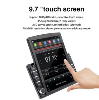 UNIVERSAL VERTICAL 9.7 INCH ANDROID TOUCHSCREEN MEDIA PLAYER WITH  CARPLAY