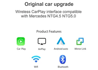 MERCEDES W204 C-CLASS SMART MODULE - REVERSE CAMERA/ APPLE CARPLAY / ANDROID