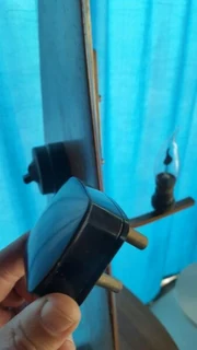 Wooden Aeroplane propeller made into amazing floor lamp -Only this one was made.