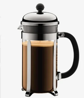 COFFEE made with your genuine Bodum French Press. 4 or 8 cups press Imported ex Europe- Never used!