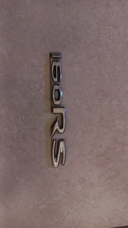 Toyota runx bootlid badge