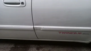 2002 rxi corolla 20v slim door beading pieces / side door mouldings