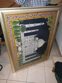 Taj mahal picture frame