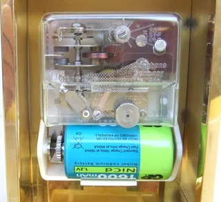 Vintage Junghans Electronic Brass Carriage Clock Quartz Battery Powered