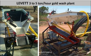 3-5 TPH Alluvial gold wash plants for Africa conditions (In stock - South Africa)