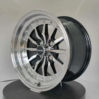 15&#34; ENSURE REPS 4X114 DIAMOND CUT WHEELS...