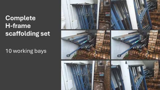 Scaffolding for sale Urgent Sale Complete H Frame Scaffolding Set