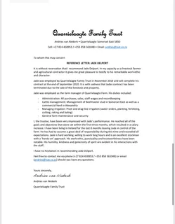 Looking for Farm manager/Maintenance work