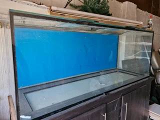 6ft Fish Tank with Stand Lid and Cannister Filter