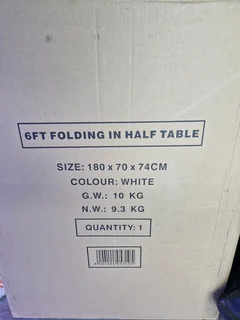 Folding Table White