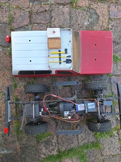 RC 4x4 Chevy crawler with trailer and extras