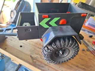 RC 4x4 Chevy crawler with trailer and extras