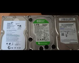 3x 2TB HDD's