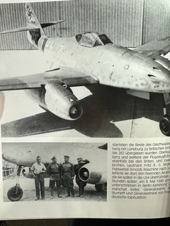 German WW2 jet engine fighter plane book