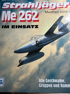German WW2 jet engine fighter plane book