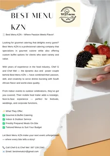 Best Menu Catering Kzn