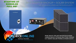 5Kw Starter Backup and Solar System