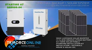 12Kw Full backup and Solar System
