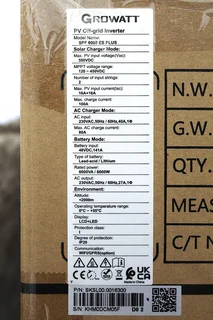 6Kw Growattt Hybrid Inverter