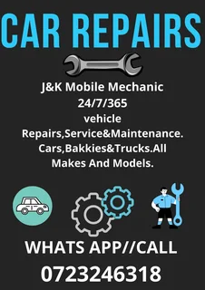 Mobile Mechanic 24/7/365.We Service All Makes And Models Of Vehicles.(Cars,Bakkies And Trucks).1