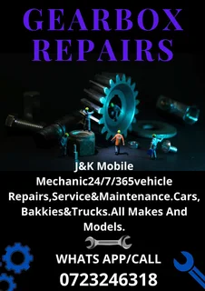 Mobile Mechanic 24/7/365.We Service All Makes And Models Of Vehicles.(Cars,Bakkies And Trucks).1