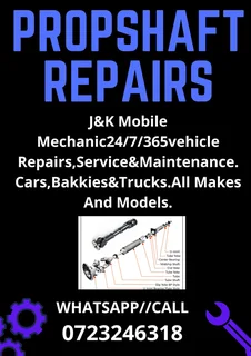 Mobile Mechanic 24/7/365.We Service All Makes And Models Of Vehicles.(Cars,Bakkies And Trucks).3
