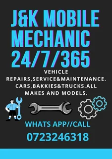 Mobile Mechanic 24/7/365.We Service All Makes And Models Of Vehicles.(Cars,Bakkies And Trucks).4.