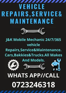 Mobile Mechanic 24/7/365.We Service All Makes And Models Of Vehicles.(Cars,Bakkies And Trucks)'7